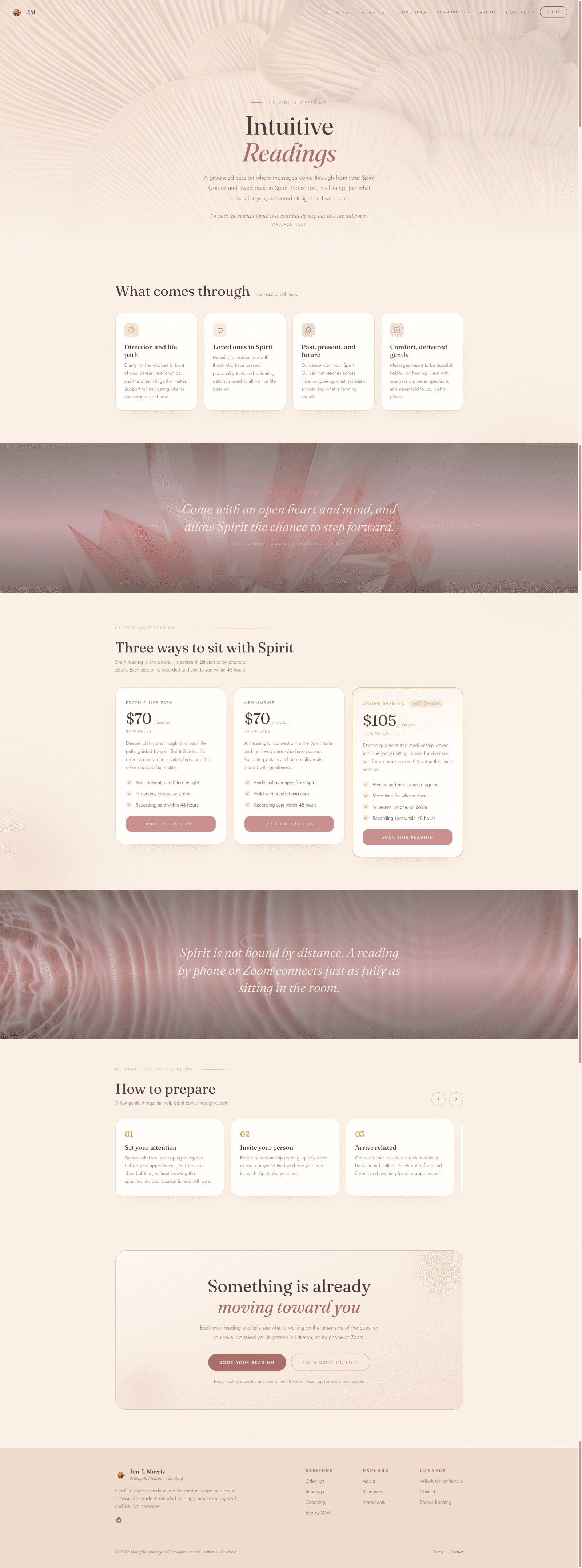 The Marigold Medium website after the redesign, custom built by Soulwire Studio.